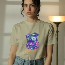 GRACE & JACK Graphic Puff Printed Round Neck T-shirt-picture-35