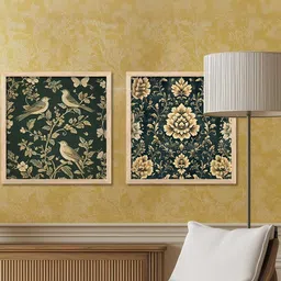 WALLLANE Set of 2 Floral & Botanical Wood Wall Art image 5