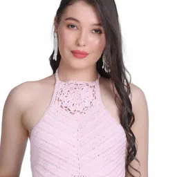 NYCRA Halter Neck Cotton Crochet Top-picture-24