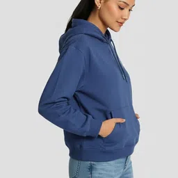 Bene Kleed Women Printed Hooded Sweatshirt image 2