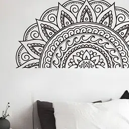 Asian royal Black & White Printed Water Proof Wall Sticker-image-35