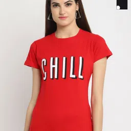 Dreambe Women Pack Of 2 Mickey Mouse Graphic Printed Round Neck Cotton T-shirts-picture-26