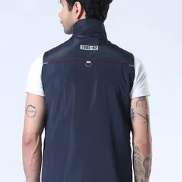 Spirit Men Stand Collar Solid Lightweight Gilet Jacket image 4