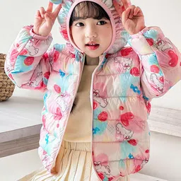 Babymoon Unisex Hooded Graphic Printed Lightweight Padded Jacket image 3