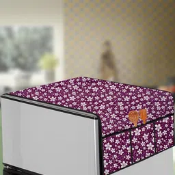 The Furnishing Tree Purple Plastic Refrigerator Cover-image-50