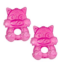 Adore Set Of 2 Luscious Water Filled Eva Teethers- Pink-picture-16