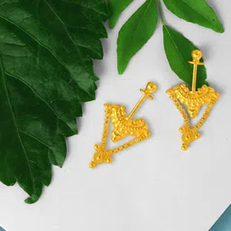 arch fashion Gold-Plated Brass Earrings-picture-23