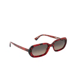 Etnia Barcelona Unisex Brown Lens & Red Rectangle Sunglasses with-picture-21