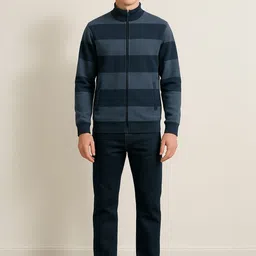 ROLLISTEAR Men Colourblocked Sweatshirt image 2