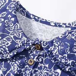 StyleCast x Revolte Print Puff Sleeve A-Line Dress image 4