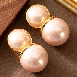 MEENAZ Spherical Studs Earrings image 3