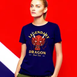 DressBerry Women Typography Printed Bio Finish Slim Fit T-shirt-image-85
