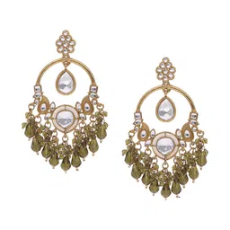 Anouk Diamond Shaped Jhumkas Earrings image 4
