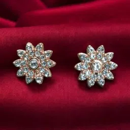 MYSTERIOUSMART Floral Studs Earrings image 3