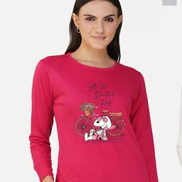 Metronaut Women 2 Printed Bio Finish Applique T-shirt-picture-25