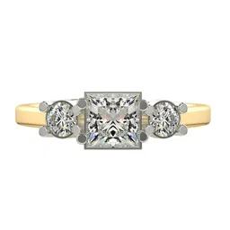 VALANOVA Women 18 Kt Yellow Gold & Certified Lab Grown Diamond Ring 2.34gm 0.98 carat-image-11