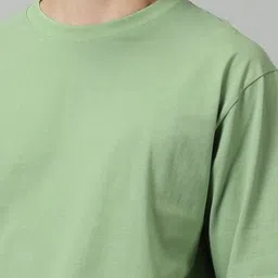 GLOWBERRY Men Pack Of 2 Organic Cotton Drop-Shoulder Sleeves T-shirt image 4