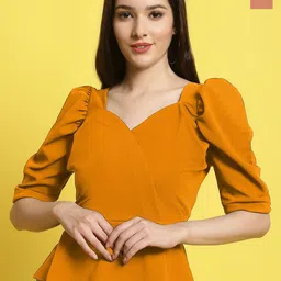 Metronaut Women Pack Of 2 Sweetheart Neck Top-picture-41