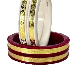 MAA sitala store Set of 4 Gold-Plated Plastic-picture-31