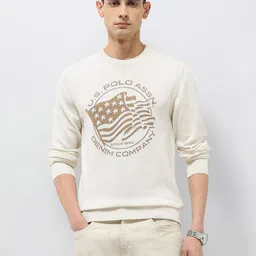 U.S. Polo Assn. Denim Co. Men Printed Pullover image 3