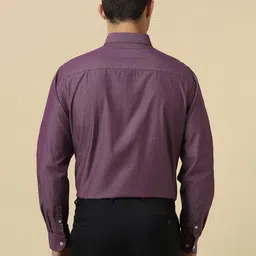 Allen Solly Men Spread Collar Solid Cotton Slim Fit Formal Shirt image 2