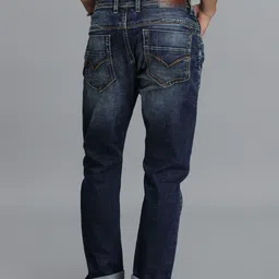 Rookies Men Skinny Fit Low-Rise Mildly Distressed Light Fade Stretchable Jeans image 2