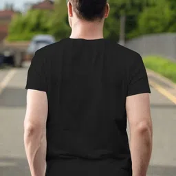 LH-Ladies Haat Men Typography Printed T-shirt image 2