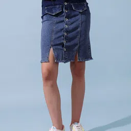 STREET 9  Straight Knee Length Skirts-picture-24