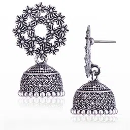 DIVASTRI Silver-Plated Alloy Earrings image 3