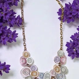 Jolly Faces Oval Shaped Necklace With Chain-picture-37