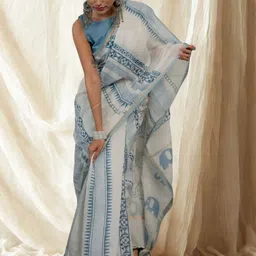 Moda Rapido Ethnic Motifs Handloom Chanderi Saree-picture-33