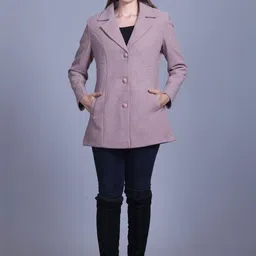 AREEMAS Women Suede Open Front Jacket image 4