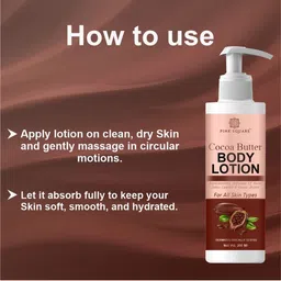 Pink Square Set Of 2 Deep Nourishing Cocoa Butter Body Lotion - 200 ml Each image 3