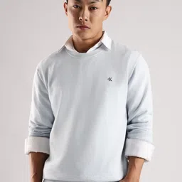 Calvin Klein Jeans Men Cotton Round Neck Pullover Sweaters image 4