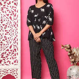TAG 7 Women Printed Night suit-image-56