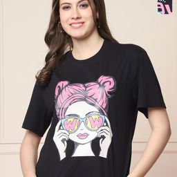 Dreambe Women Printed Tropical T-shirt-picture-40