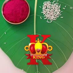Bhai Please King Rudraksha Beaded Wooden Thread Rakhi-picture-42