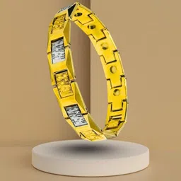 RKB Sales Men Stainless Steel Gold-Plated Link Bracelet-image-28