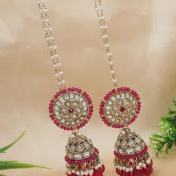I Jewels Contemporary Jhumkas Earrings-picture-29