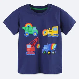Oh Rare Boys Graphic Printed Round Neck Cotton T-shirt-picture-46