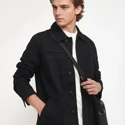 RARE RABBIT Men Washed Denim Jacket image 2