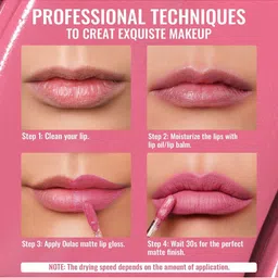 Oulac Kissproof Matte Liquid Lipstick - 4.5 ml - Soft Kiss M26 image 4