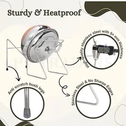 pvsc PVSC_Rice Pot Drainer Stand Kitchen Shelves + 3 gap cleaning brushes Strainer image 4