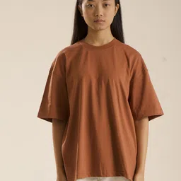 ONEWAY Unisex Unisex Solid Oversized T-Shirt-picture-36