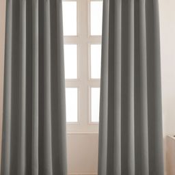 HOMEMONDE Grey 2 Pieces Black Out Long Door Curtains-picture-34