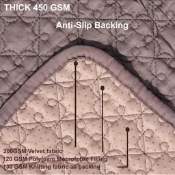 HOMETHREADS Brown & Coffee Brown Sofa Cover image 4