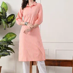 Vaimiya Women Printed Thread Work Floral Kurta-picture-34