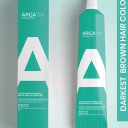 ARGATIN Nourishing Hair Colorant Cream Refecto With Pro Vitamin B5 - 80 g -2 Darkest Brown-picture-38