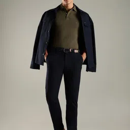 Tommy Hilfiger Men Relaxed Fit Mid-Rise Regular Trousers image 3