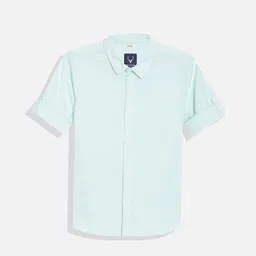 Allen Solly Junior Boys Slim Fit Opaque Casual Shirt-picture-25